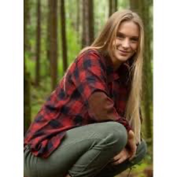 Kavu Billie Jean Flannel Plaid - Size XS - Picture 2 of 5